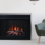 Superior Electric Fireplace - Traditional - Front Open